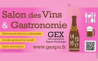 Nous serons présents au Salon de la Gastronomie 2025 à Gex du 14 au 17 novembre