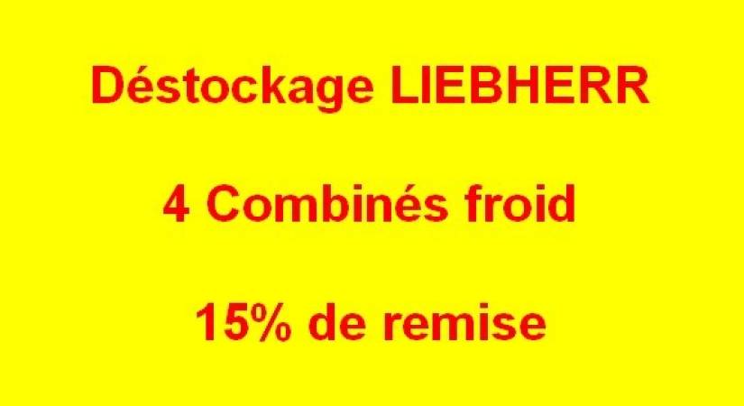 Déstockage combinés froid LIEBHERR : remise 15%
